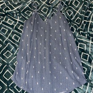 LuLaRoe Blue Patterned Camisole